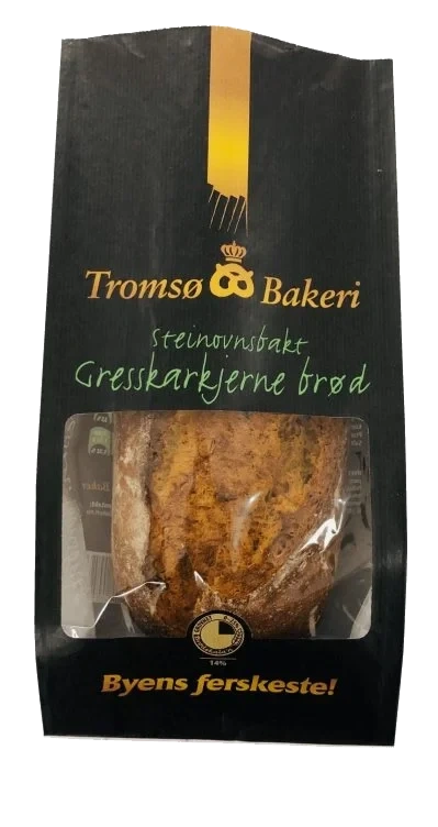 Gresskarbrød Steinbakt 600g Tromsø Bakeri