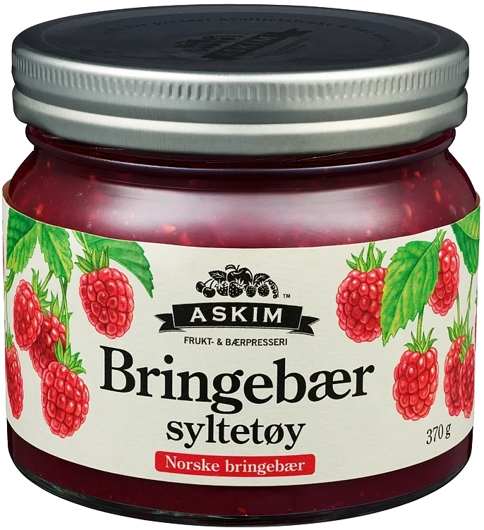 Bringebærsyltetøy 370g Askim Frukt og Bærpresseri