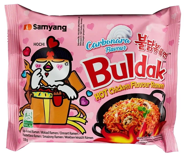 Ramen Nudler Carbonara 130g Buldak