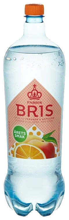 Farris bris fersken appelsin   8x1,5l