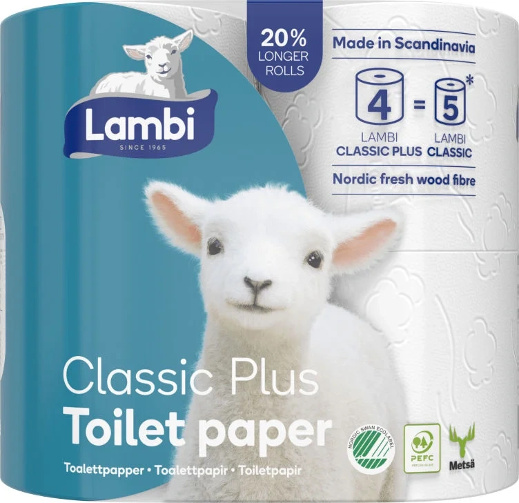 Toalettpapper Plus 4-pack