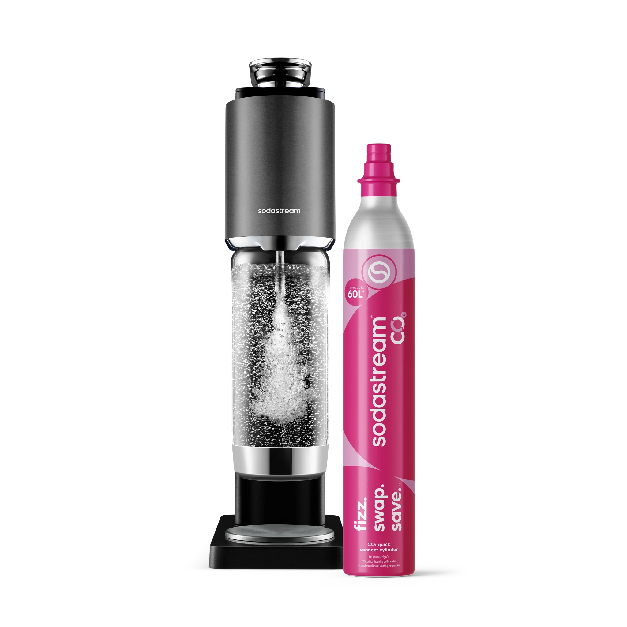 Sodastream FRESH PLUS™ Svart kolsyremaskin