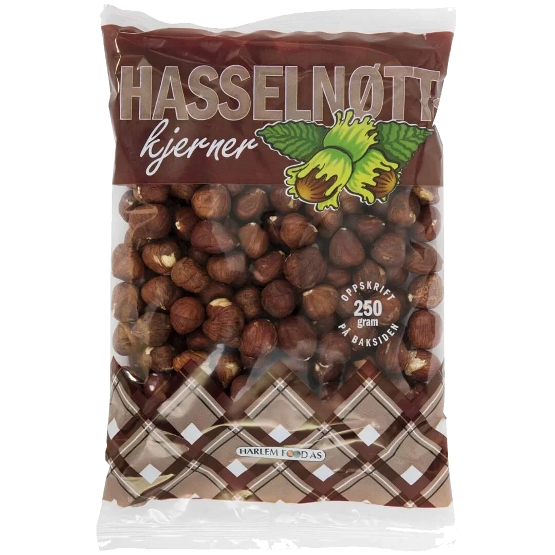 Hasselnøttkjerner 250g