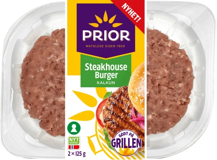 Kalkun Steakh Burger 250g Prior