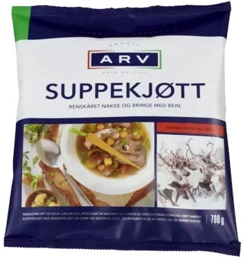 Arv Reinsdyr Suppekjøtt Frosset