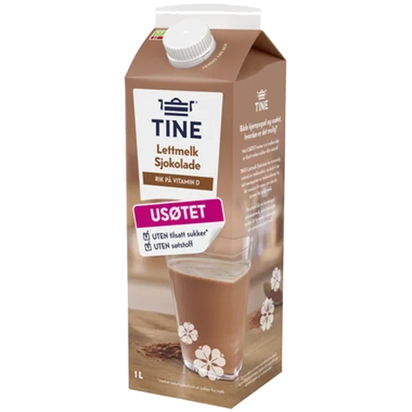 Tine Lettmelk 1,1 % Sjokolade 1 Liter
