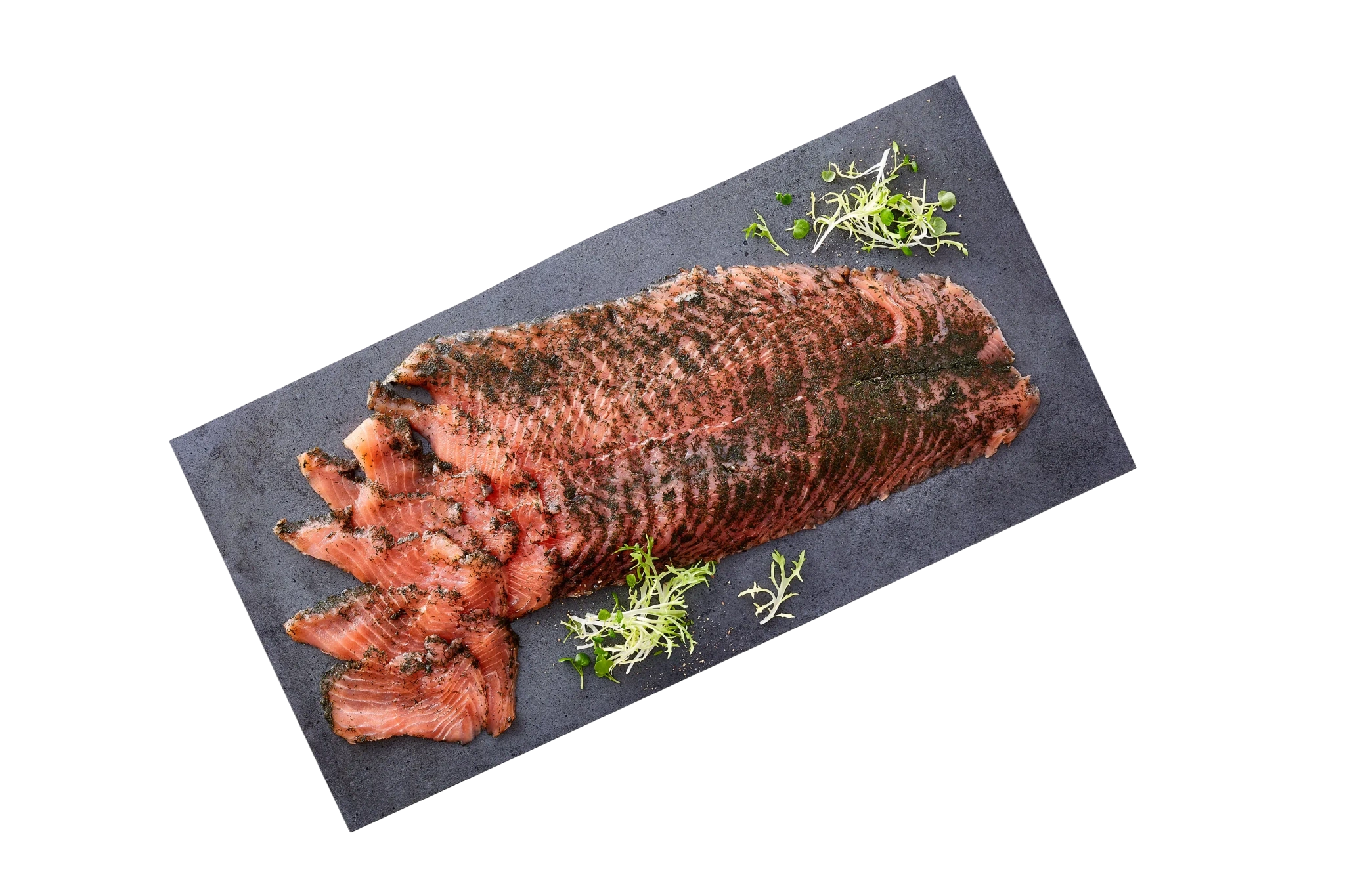 Gravad lax i skiver