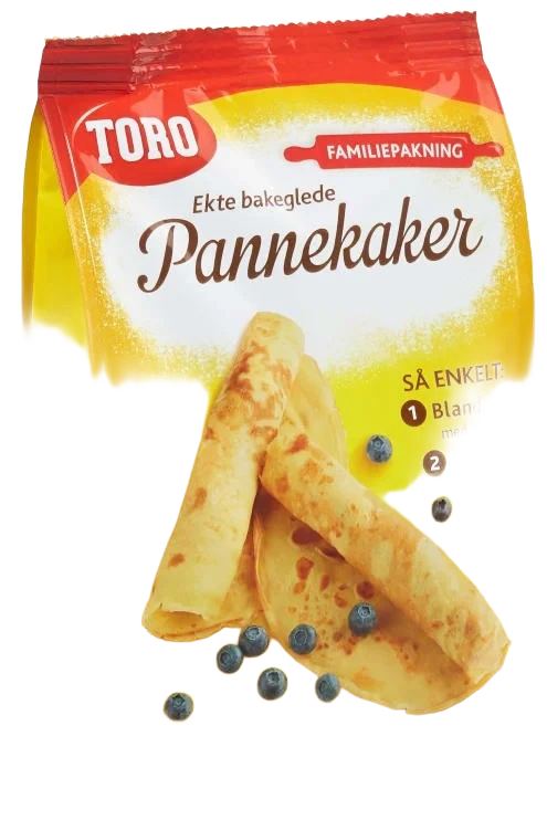 Pannekaker Mix Familie 522g Toro