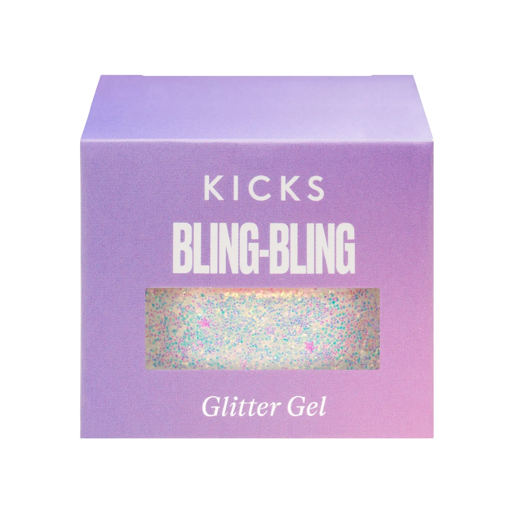 KICKS Beauty Bling-Bling Glitter Gel Silver
