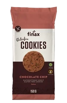 Cookies Choc Chip glutenfri 150g Finax