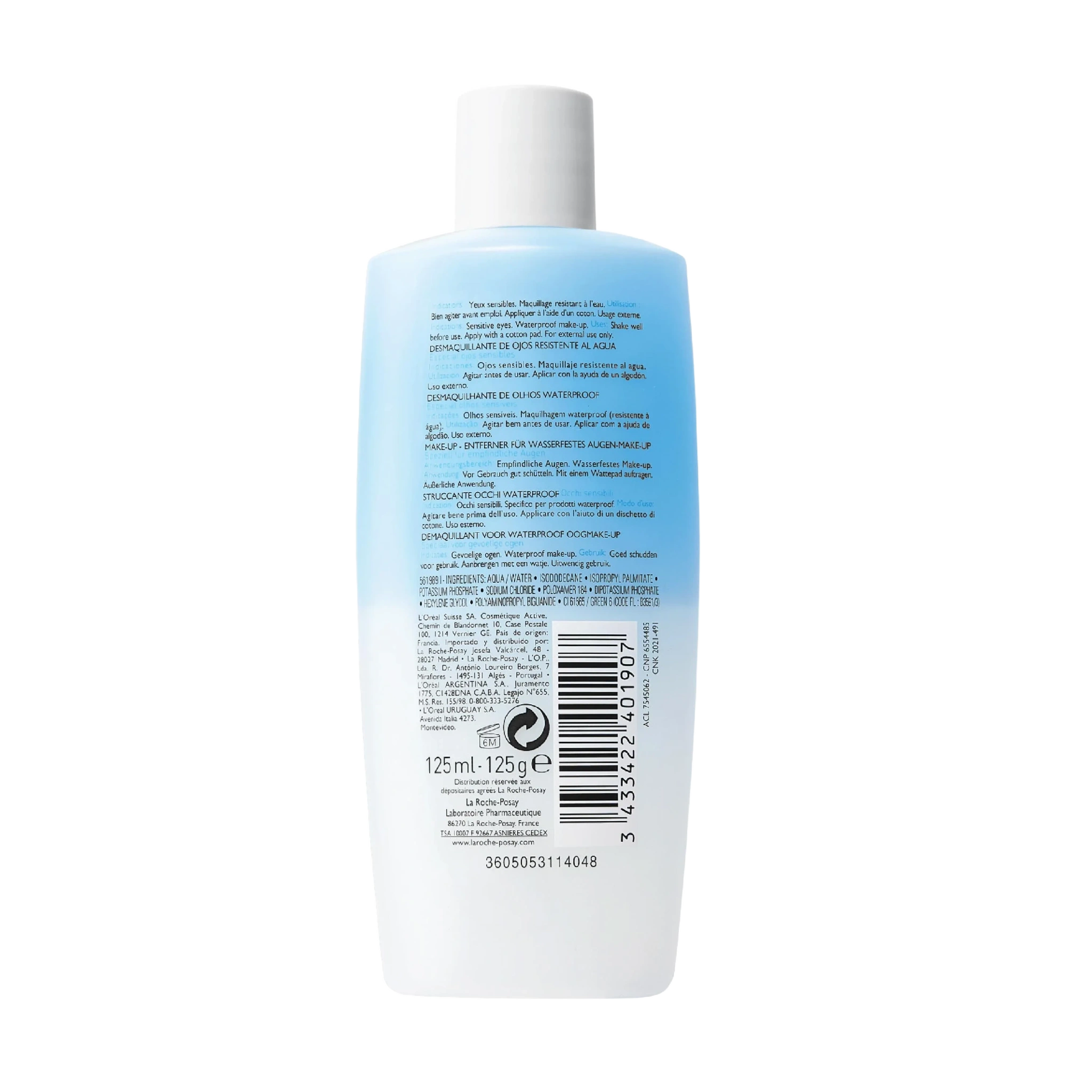 La Roche-Posay Toleriane Respectissime Eye Make-Up Remover, 125 ml