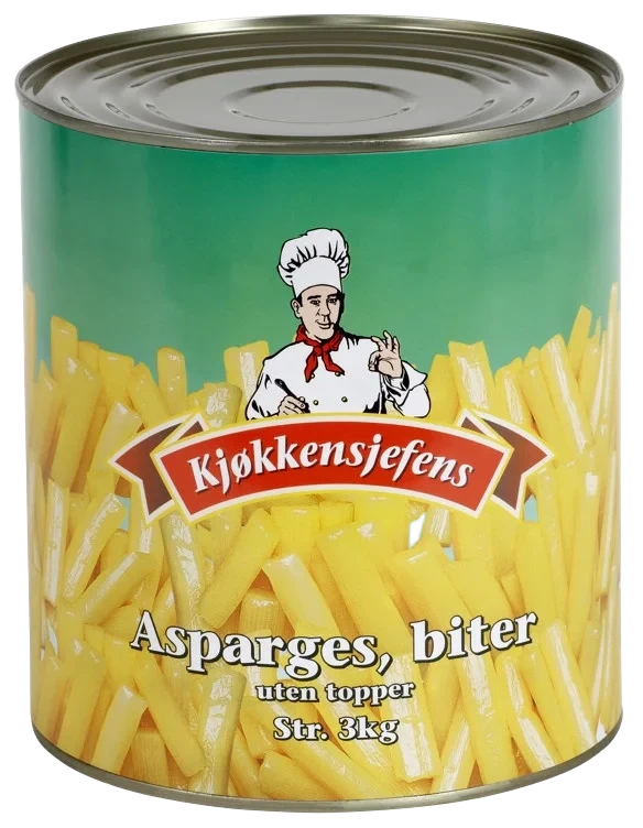 Asparges Biter u/Topp 2850g Kjøkkensjefens