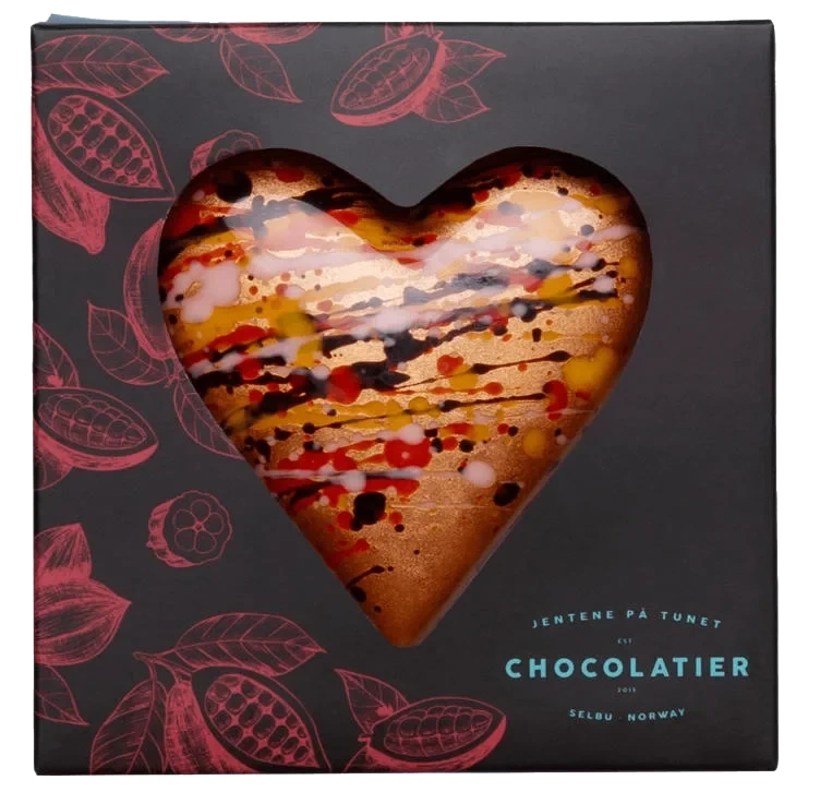 Sjokoladehjerte Hasselknas 30g Jentene På Tunet