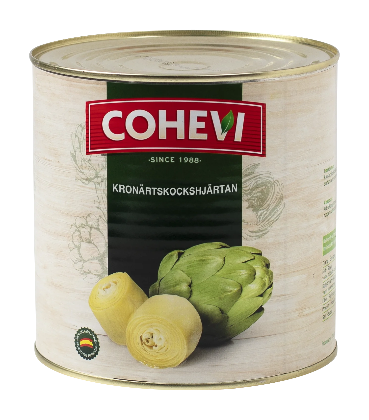 Kronhjärtan i kvartar