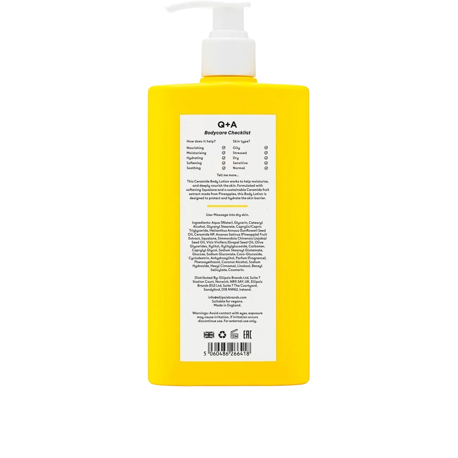 Q+A Ceramide Body Lotion
