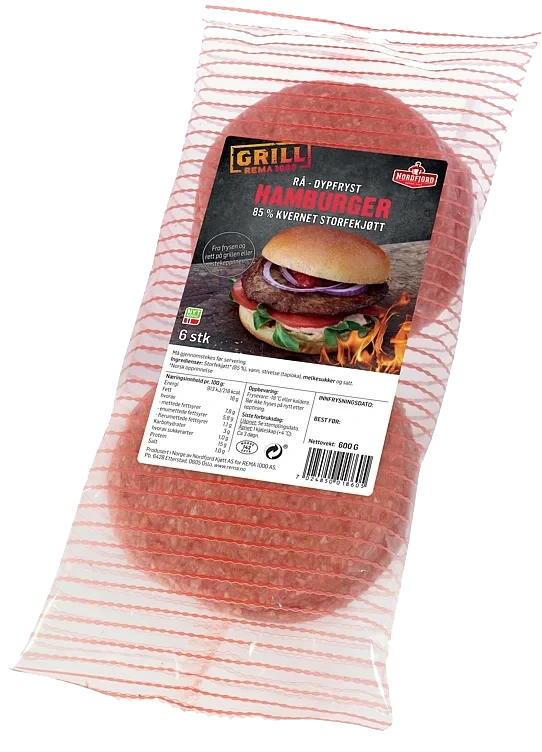 Hamburger 600g Frys