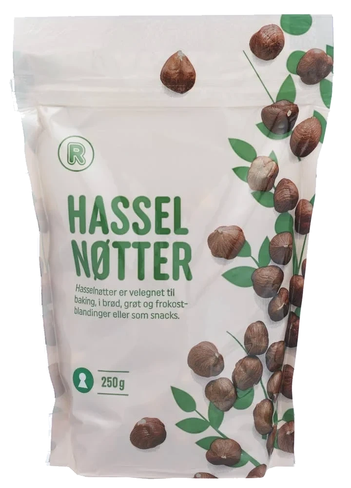 Hasselnøttkjerner 250 g