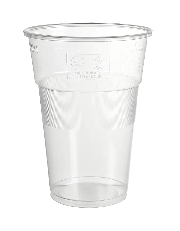 Ølglass plast festival 50cl (til målestrek)  50stk