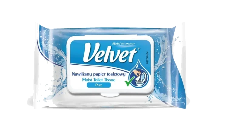 Toalettpapir Fuktet Papir 42stk Velvet