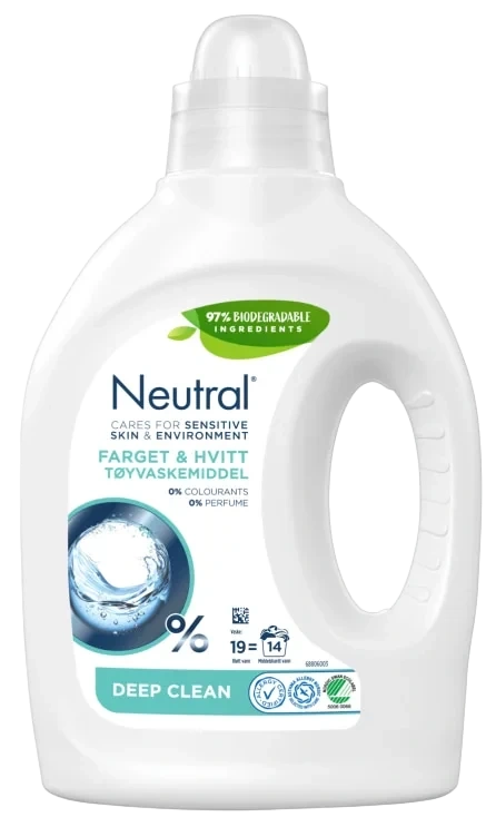 Neutral Flytende Tøyvask Colour&White 760ml