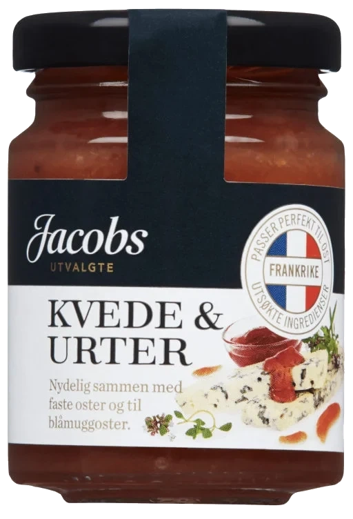Syltetøy til Ost Kvede&Urter 110g Jacobs