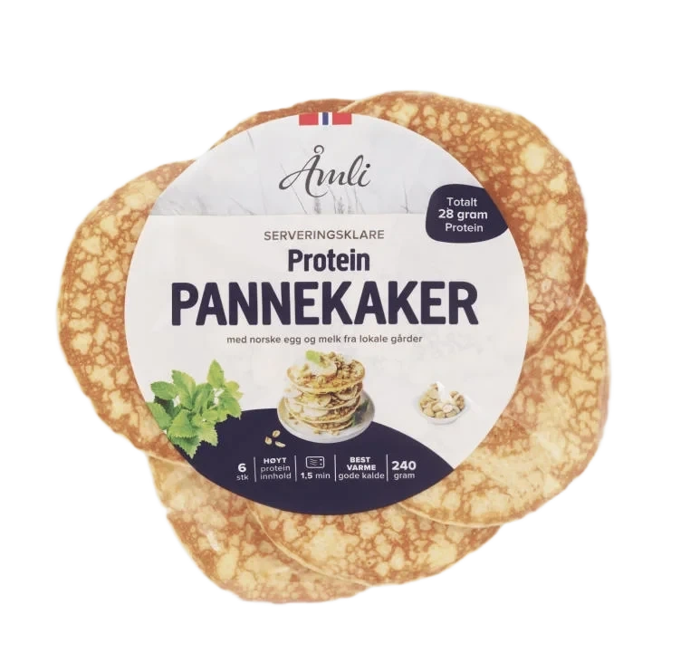 Proteinpannekaker Stekte 240g Åmli