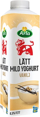 Mild lättyoghurt vanilj 0.5%
