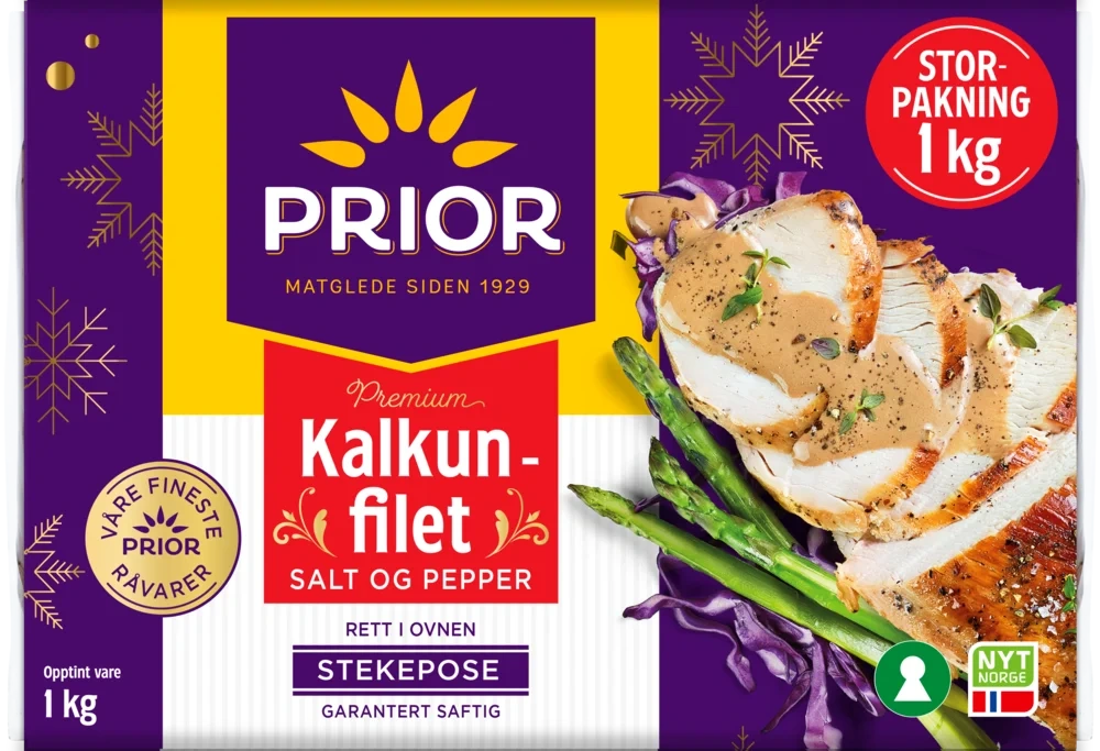Kalkunfilet i stekepose med Salt&Pepper 1kg