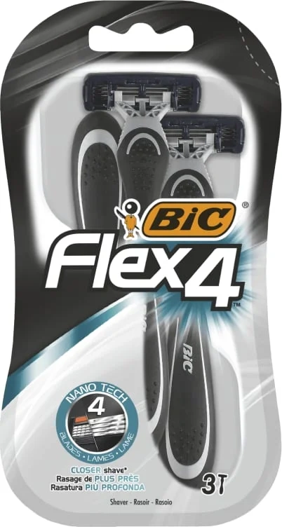 Barberhøvel Flex 4 3-p