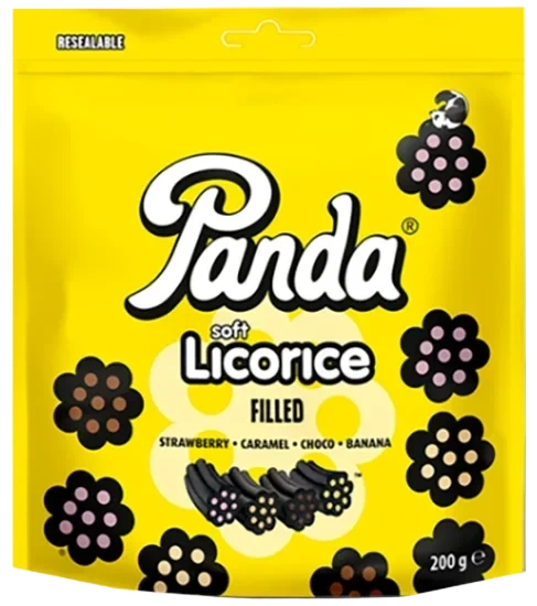 Panda Soft Licorice Filled