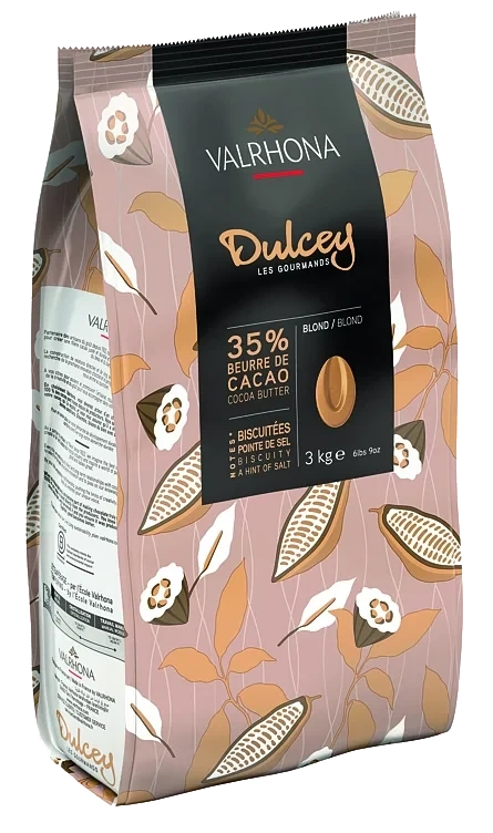 Blond Sjokolade 35% Dulcey 3kg Valrhona