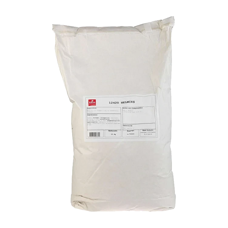 Helmiks 25kg kakebunner, rullekaker   25kg