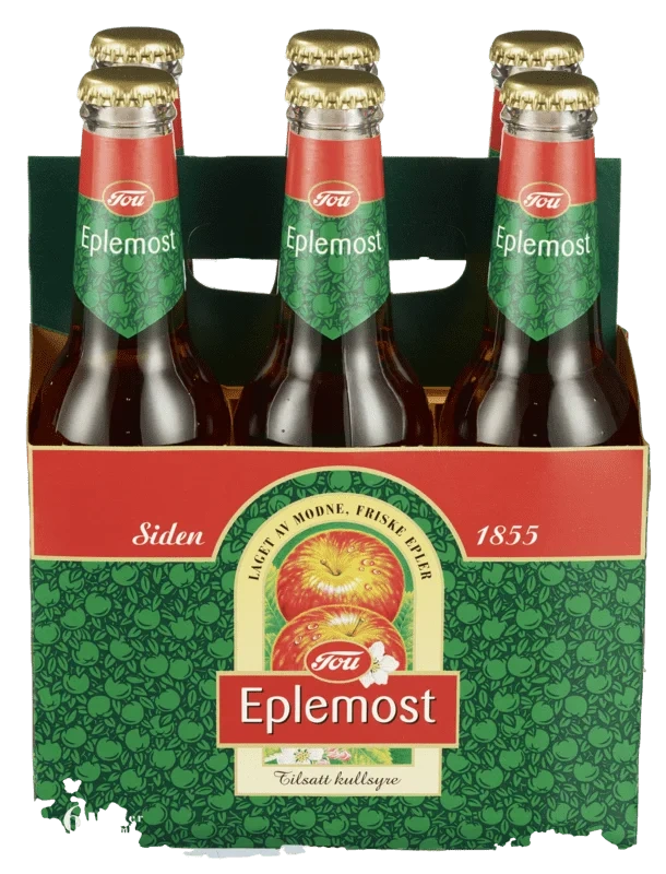 Tou Eplemost 6stk x 0,33l, 1,98l