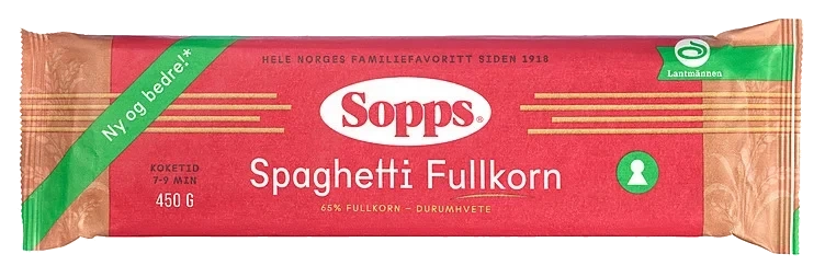 Spaghetti fullkorn   450g