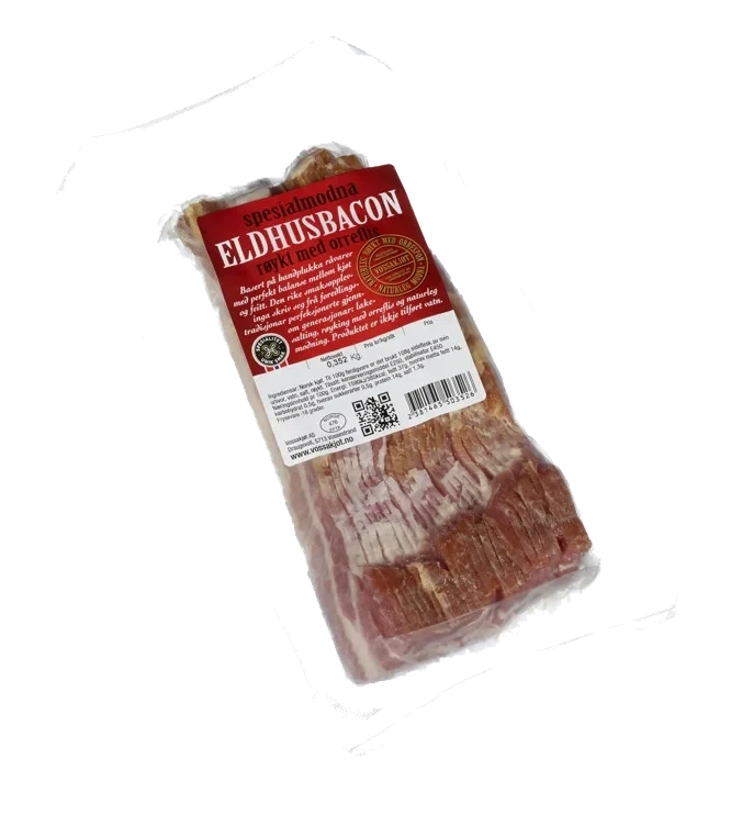 Eldhusrøykt Bacon Skåret