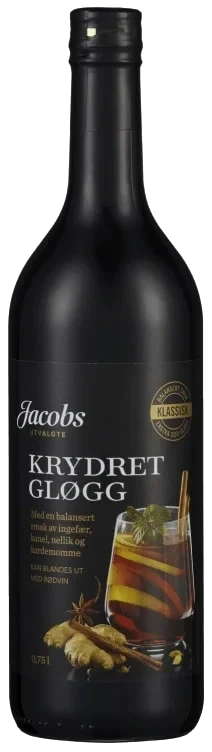 Gløgg Krydret 0,75l Jacobs Utvalgte