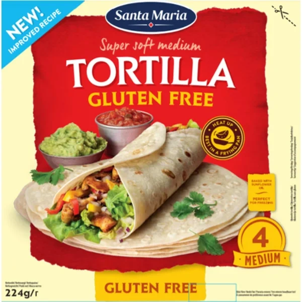 Tortilla Gluten Free 224g Santa Maria