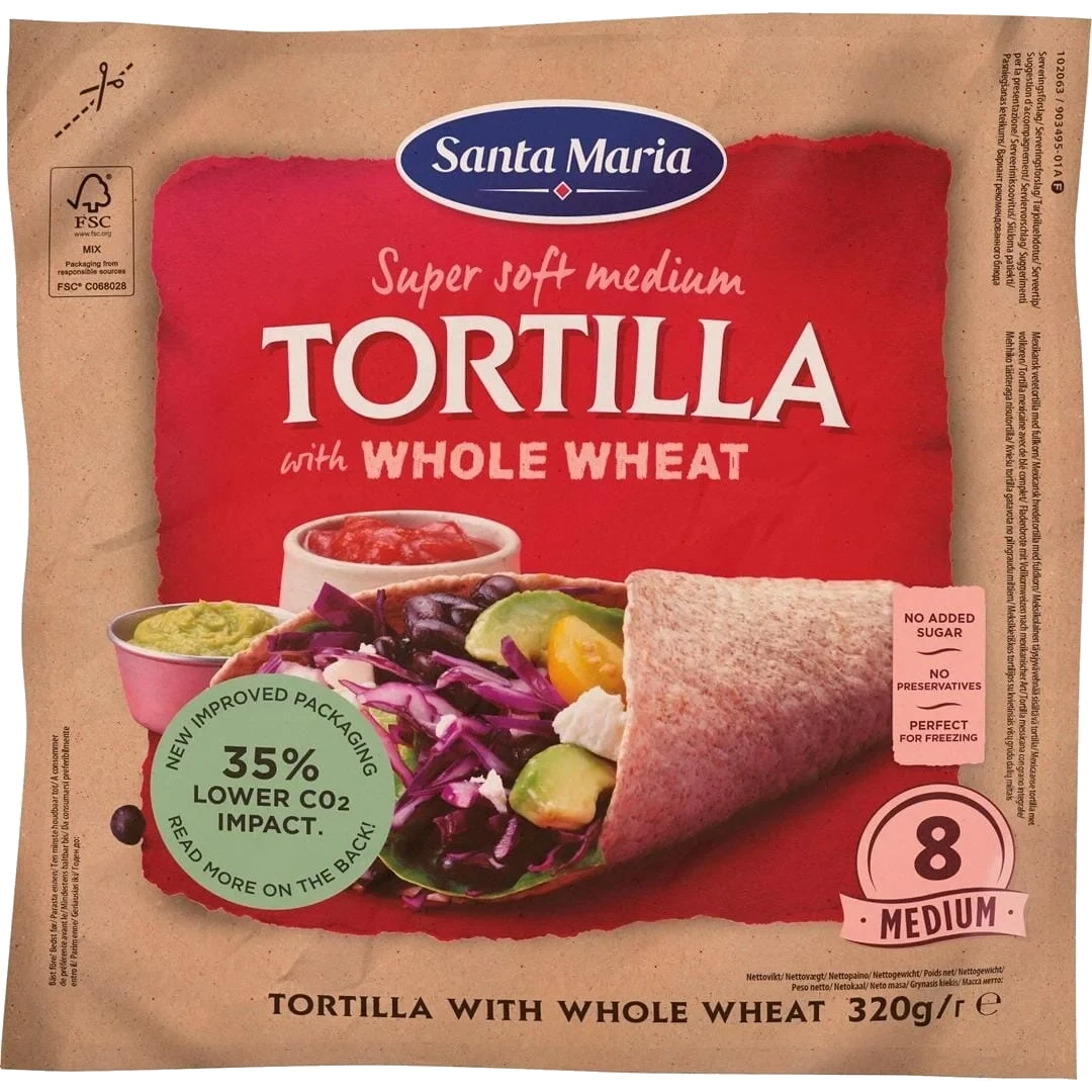 Tortilla Whole Wheat and Wheat
