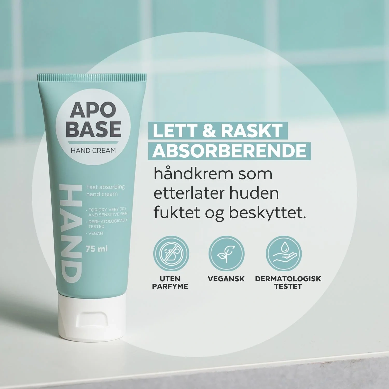 Apobase Hand Cream, 75 ml
