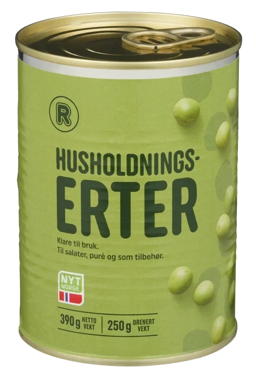 Husholdningserter     410g