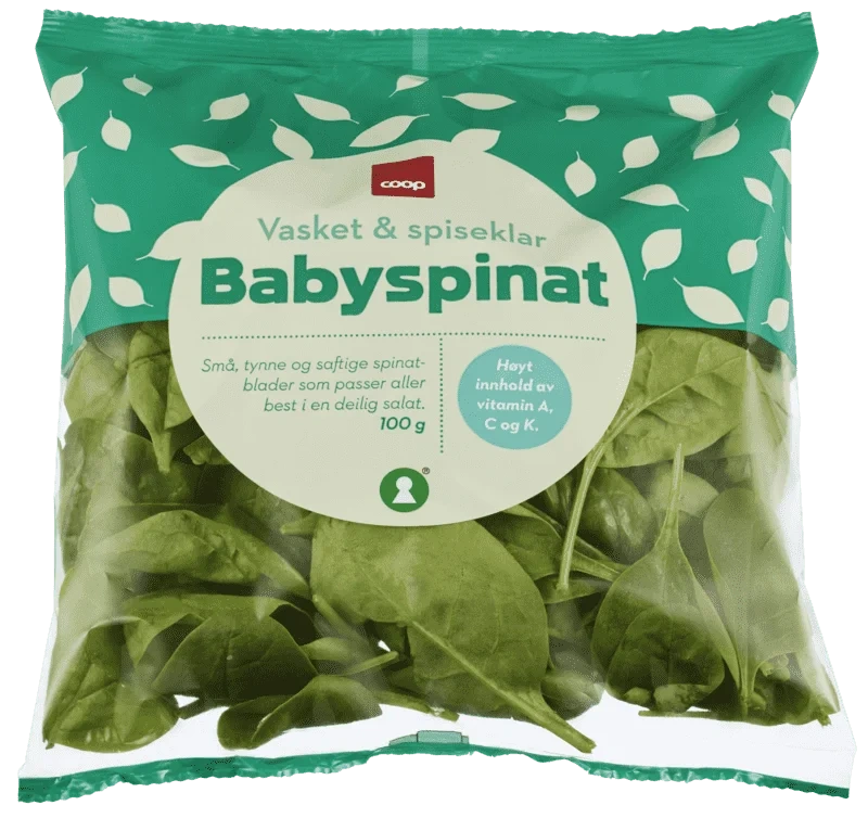 Coop Baby Spinat Salat 100g