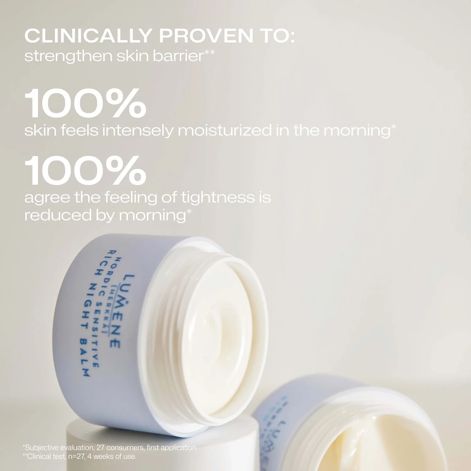 Lumene Nordic Sensitive Rich nattkrem balm 50 ml