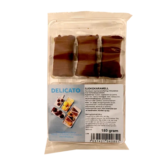 Sjokokaramellbit 6pk 180g
