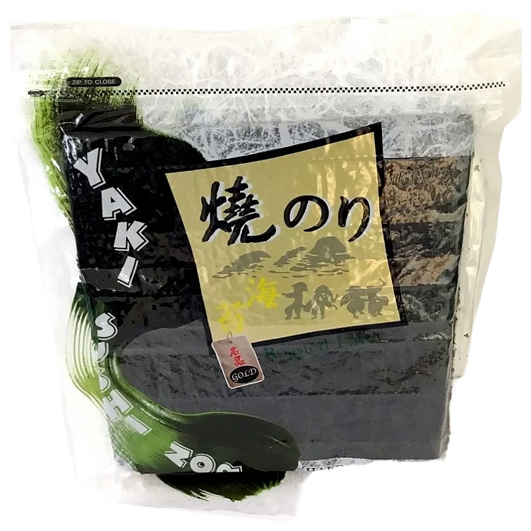 Lotus Yaki Sushi Nori - Half Cut (100shts) 120g Korea