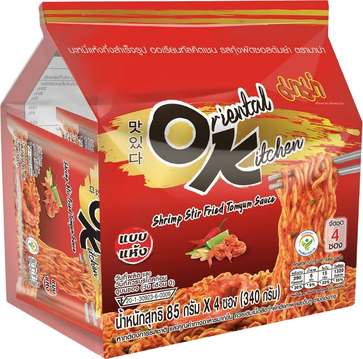 Mama Instant Reker Tom Yum 4-pack 340g