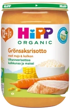 Grönsakrisotto Majs & Kalkon Från 12 Månader