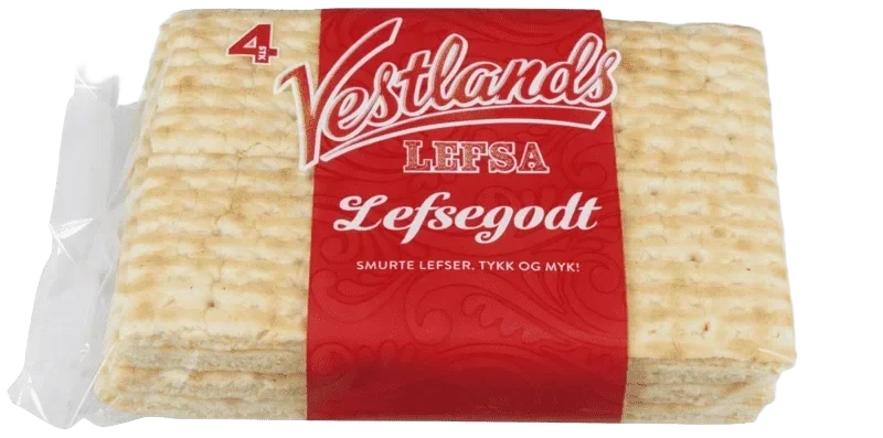 Lefsegodt 4stk Smørkrem 230g Vestlandslefsa