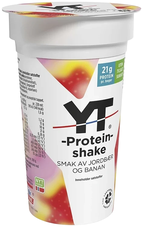 Tine Yt prot.rik jordbær/bananshake