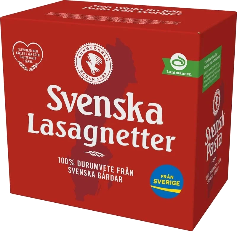 Pasta Lasagnetter Svensk