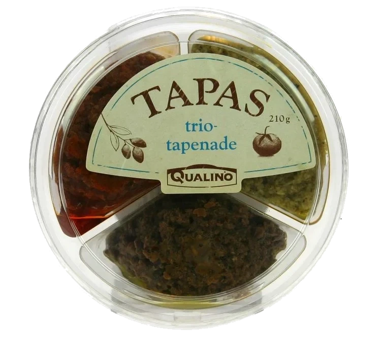Tapenade Trio 210g Tapas Qualino